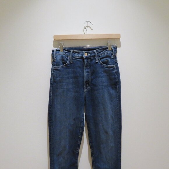 MOTHER The Hustler Ankle Fray Jeans in On The Edge - Size 26 - Picture 3 of 14